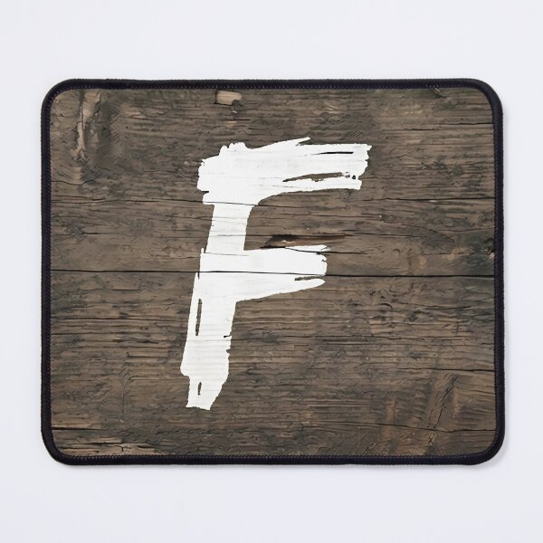 Item preview, Rustic White Letter F Wood Sign designed and sold by chareanrach1.