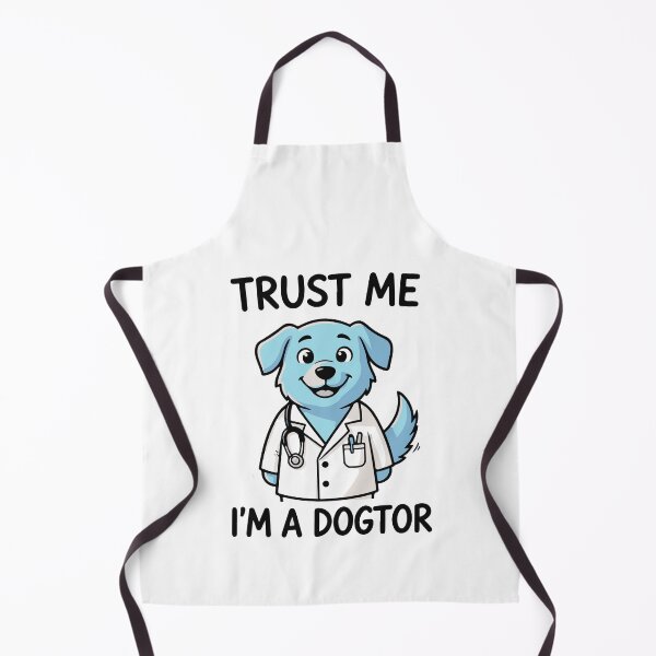 Item preview, Trust Me Im A Dogtor Funny Dog Doctor Art designed and sold by FlatInkStudio.