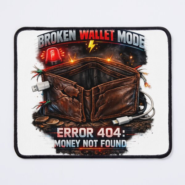 Item preview, Broken Wallet Mode — Error 404: Money Not Found designed and sold by ivodanivan.