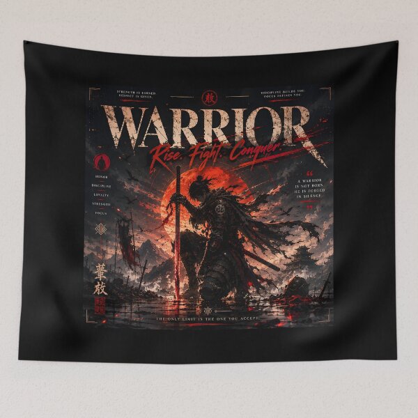 Item preview, Warrior Anime Style Fighter Soldier Modern Action Art Design designed and sold by ArtsyGlaze.