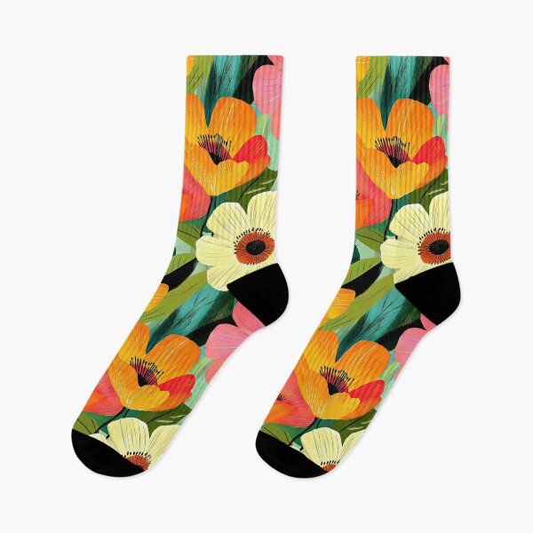 Item preview, Vibrant Colorful Floral Meadow Modern Contemporary  designed and sold by DEC02.