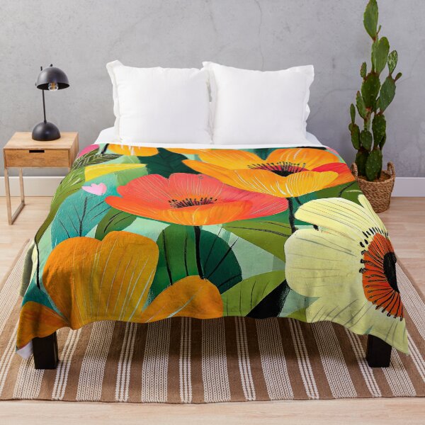 Item preview, Vibrant Colorful Floral Meadow Modern Contemporary designed and sold by DEC02.