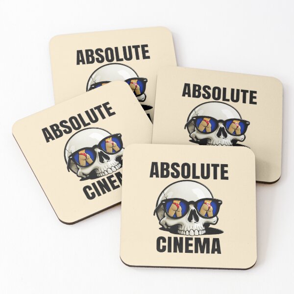 Item preview, Absolute Cinema Skull Sunglasses Graphic — Funny Meme Culture Streetwear designed and sold by SkTee2k.