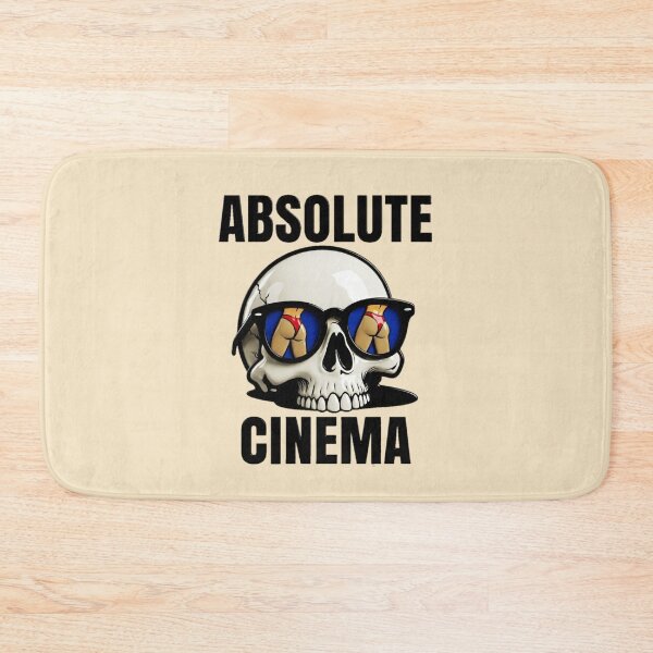 Item preview, Absolute Cinema Skull Sunglasses Graphic — Funny Meme Culture Streetwear designed and sold by SkTee2k.