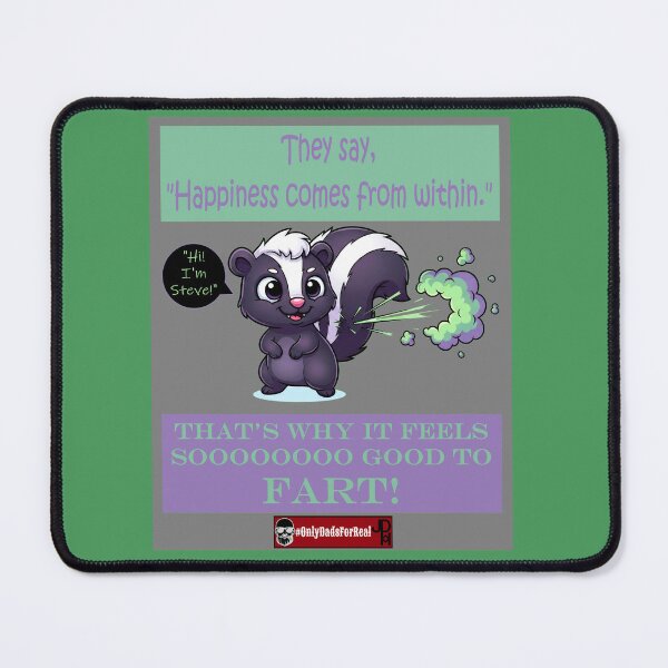 Item preview, Farting Skunk (Gray) *More Colors Available in Collection designed and sold by OnlyDadsForReal.