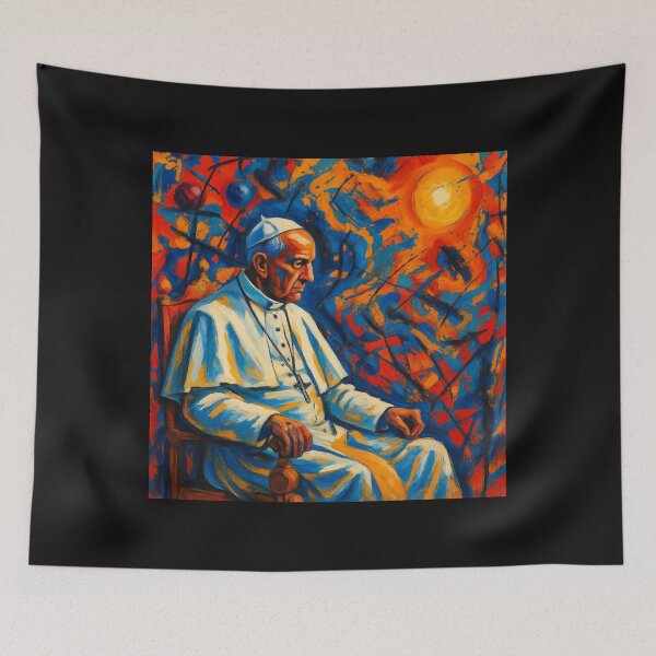 Item preview, Space Cathedral of Dreams Tarot Card The Pope #9 designed and sold by Helios Be. Lavsh.