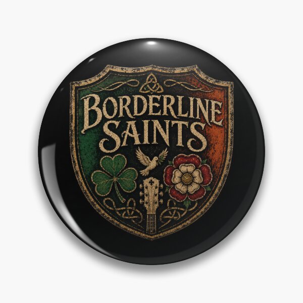 Item preview, Borderline Saints Band Crest designed and sold by WayfaringTribe.