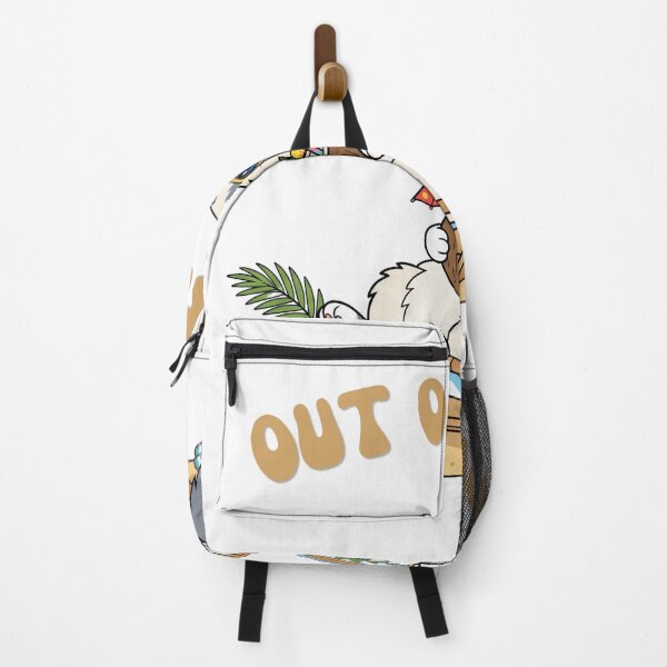Item preview, Out of Office Vacation Cat Tropical Beach Retro Summer designed and sold by Snowy Studio Designs.