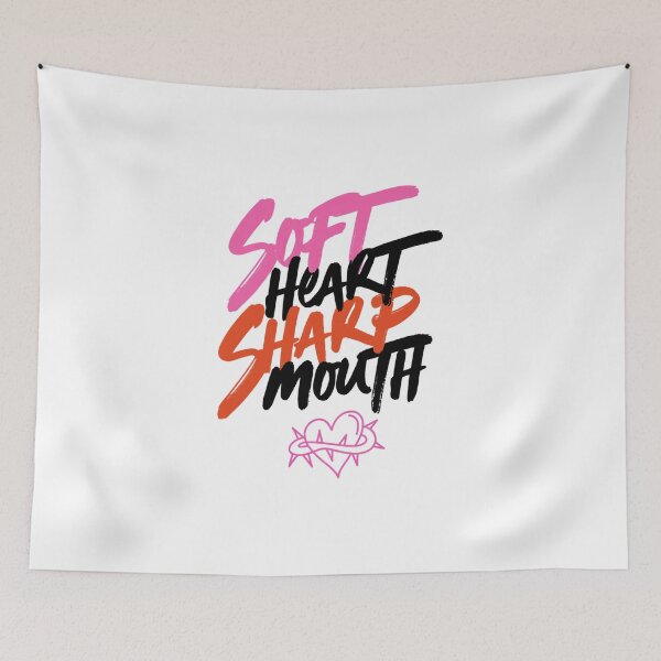 Item preview, Soft Heart Sharp Mouth Funny Edgy Art designed and sold by IslandTyped.