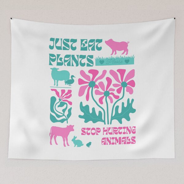 Item preview, Vegan for the animals designed and sold by Myth and Mayhem .