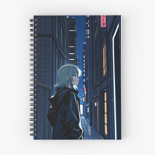 Item preview, Anime - Girl Night Alley Contemplation designed and sold by AnimeShin.