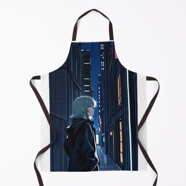 Item preview, Anime - Girl Night Alley Contemplation designed and sold by AnimeShin.