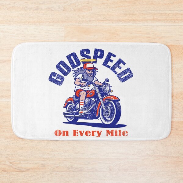 Item preview, Godspeed On Every Mile Vintage Retro Motorcycle Graphic designed and sold by HB Shirts.