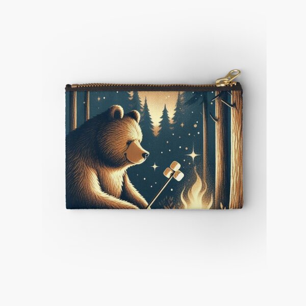 Item preview, Campfire Bear – Cozy Night Art designed and sold by Dogandesighn.
