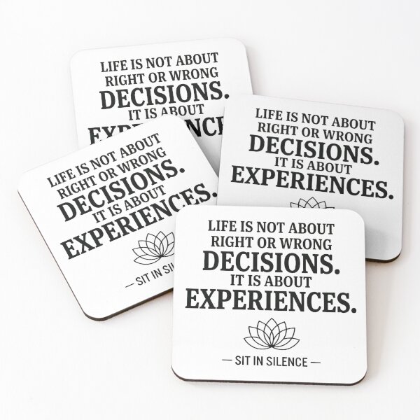 Item preview, Life Is About Experiences—Soft Stillness.  designed and sold by SitInSilence24.