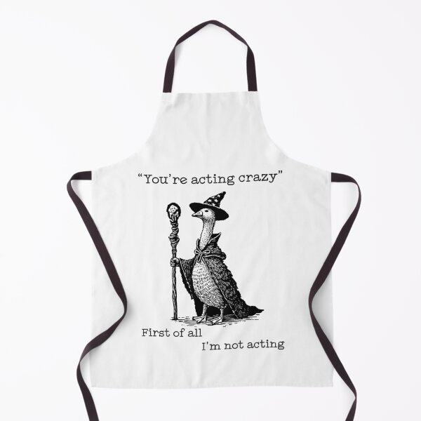 Item preview, Wizard Goose “I’m Not Acting”  Funny Sarcastic Fantasy Meme  designed and sold by witchlingart.