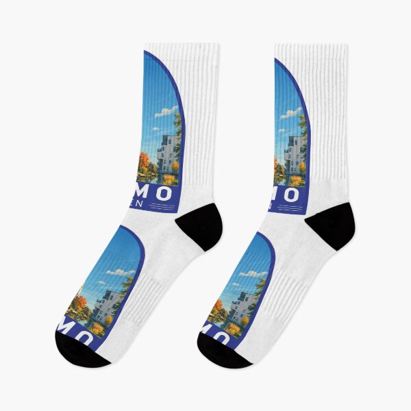 Item preview, Malmo Sweden Travel Art Emblem designed and sold by KrisSidDesigns.