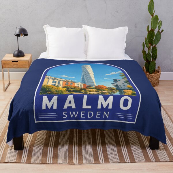 Item preview, Malmo Sweden Travel Art Emblem designed and sold by KrisSidDesigns.