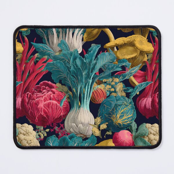 Item preview, Fresh Vegetables Vegetarian Food Retro Pattern designed and sold by SecretDicer.