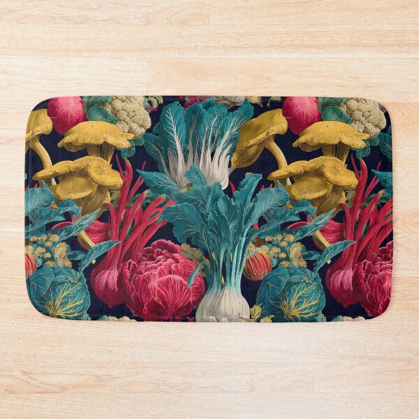 Item preview, Fresh Vegetables Vegetarian Food Retro Pattern designed and sold by SecretDicer.