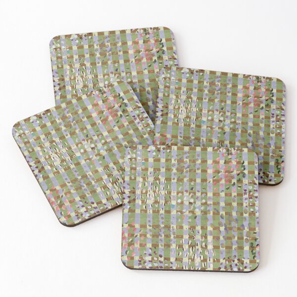 Item preview, Textured Pointillism Grid Pattern Artwork designed and sold by Ona-melissa.