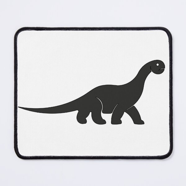 Item preview, Diplodocus Dinosaur Black Silhouette Child Poster Sticker Dino designed and sold by Keltoi-art.