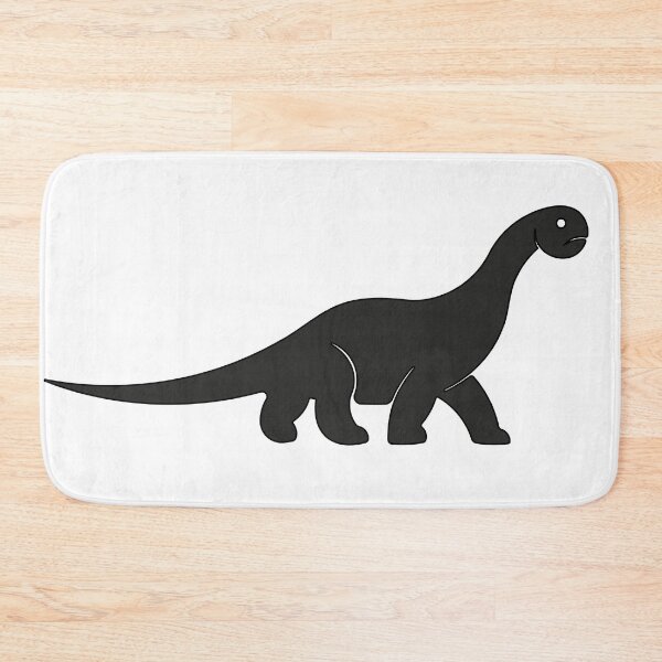 Item preview, Diplodocus Dinosaur Black Silhouette Child Poster Sticker Dino designed and sold by Keltoi-art.