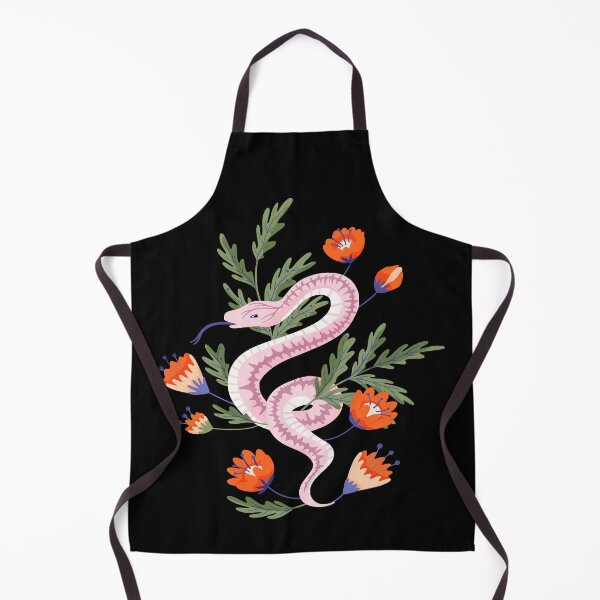 Item preview, Pastel Pink Snake Orange Botanicals designed and sold by BetOova.