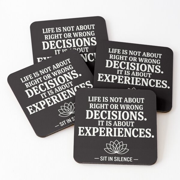 Item preview, Copy of Life Is About Experiences—Noir Lotus.  designed and sold by SitInSilence24.
