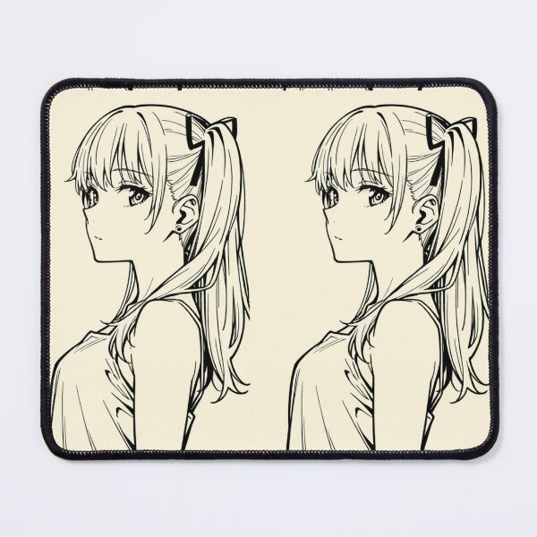 Item preview, Anime - Girl Ponytail Thoughtful Portrait designed and sold by AnimeShin.