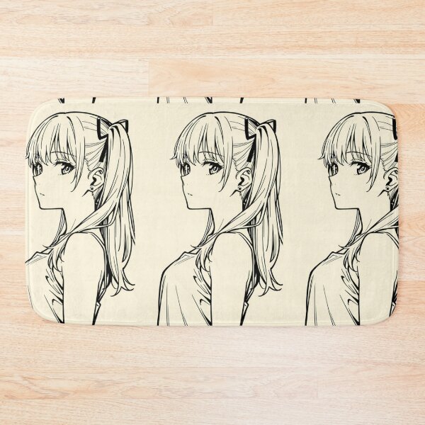 Item preview, Anime - Girl Ponytail Thoughtful Portrait designed and sold by AnimeShin.
