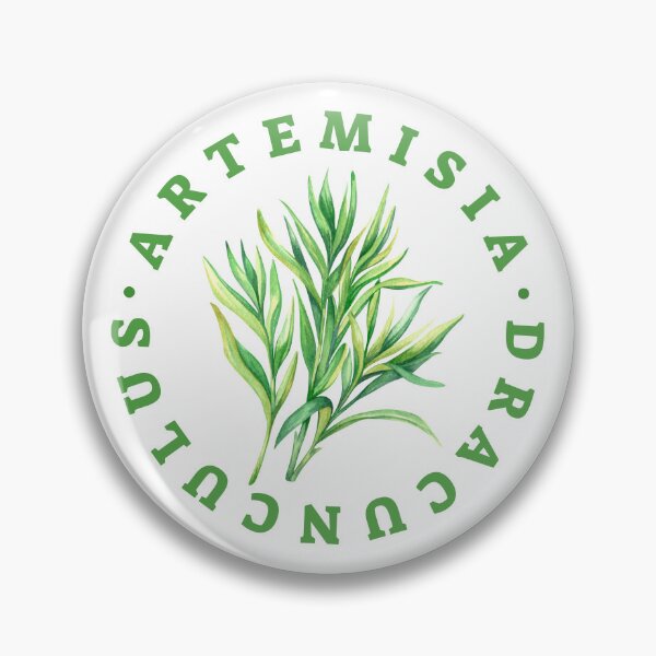 Item preview, Artemisia Dracunculus (Tarragon) Circular Illustration designed and sold by The Green Shop.