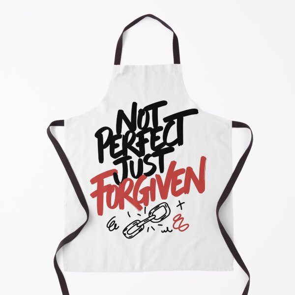 Item preview, Not Perfect Just Forgiven Christian Faith Art designed and sold by IslandTyped.