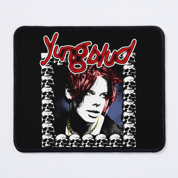 Item preview, Yungblud Skull Framed Rock Musician designed and sold by ElzaDailyArt.