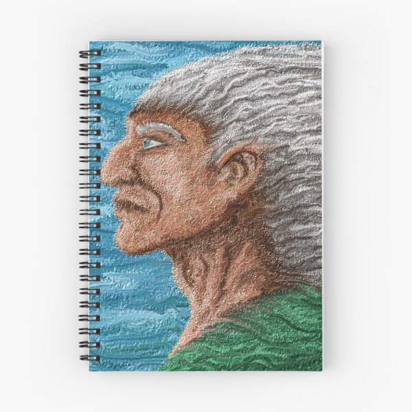 Item preview, Man with Windblown Hair Portrait Textured Painting Poster Art Wise designed and sold by Keltoi-art.