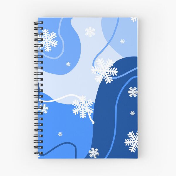 Item preview, Blue Winter Snowflake Abstract Pattern designed and sold by Reemartglow-.