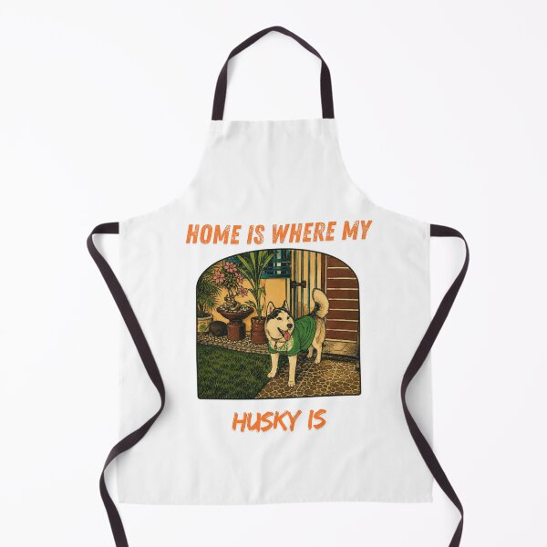 Item preview, Home Is Where My Husky Is Vintage Cartoon Shirt | Cute Siberian Husky Dog Lover Retro Graphic Tee designed and sold by pawfectdesign18.