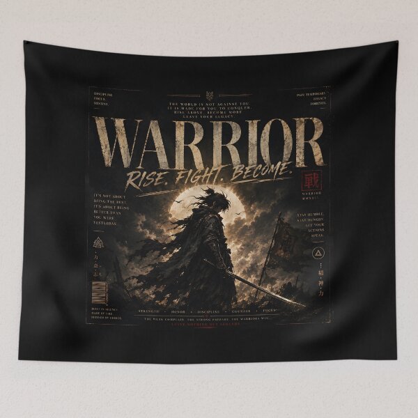 Item preview, Warrior Anime Style Fighter Soldier Modern Action Art Design designed and sold by ArtsyGlaze.