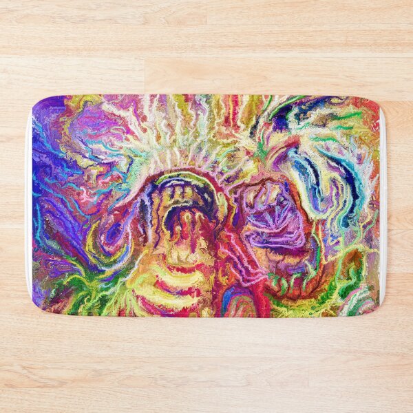 Item preview, Abstract Explosion of Textured Colors Psychedelic Art Canvas designed and sold by Keltoi-art.