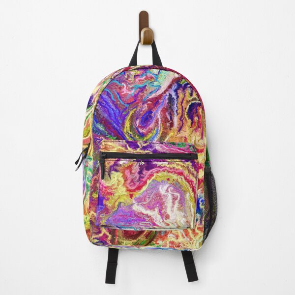 Item preview, Abstract Explosion of Textured Colors Psychedelic Art Canvas designed and sold by Keltoi-art.