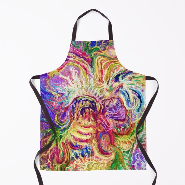 Item preview, Abstract Explosion of Textured Colors Psychedelic Art Canvas designed and sold by Keltoi-art.