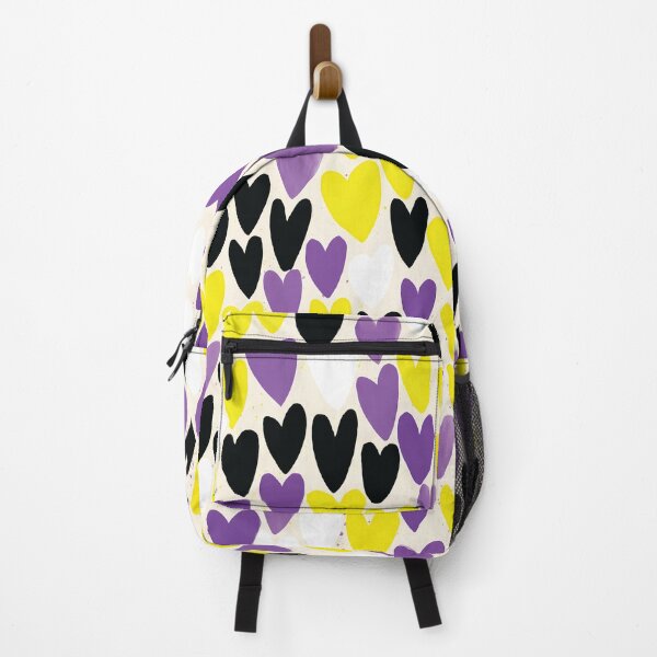 Item preview, Nonbinary Pride Month Heart Pattern - Cute Enby Aesthetic designed and sold by Cannaxes Studio.