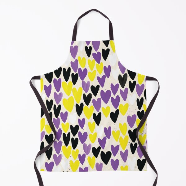 Item preview, Nonbinary Pride Month Heart Pattern - Cute Enby Aesthetic designed and sold by Cannaxes Studio.