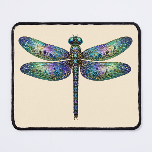 Item preview, Floral Dragonfly Series– Moonlit Iridescent Wings designed and sold by MoonlitWhiskers.