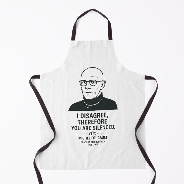 Item preview, Michel Foucault — I Disagree, Therefore You Are Silenced | Obscure Philosopher Fan Club designed and sold by Grand Illusions.