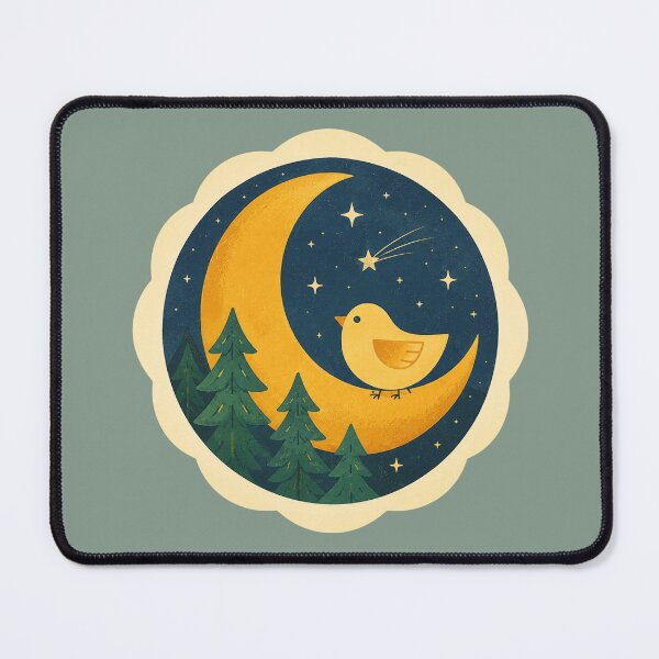 Item preview, Moonlit Forest Bird designed and sold by mellow-koko.