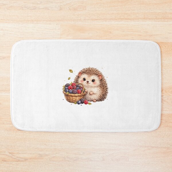 Item preview, Mixed Berries Hedgehog Farmers Market Foraging designed and sold by AQUILAKREO.