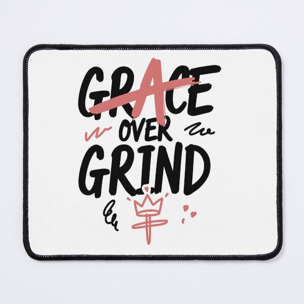 Item preview, Grace Over Grind Christian Motivational Art designed and sold by IslandTyped.