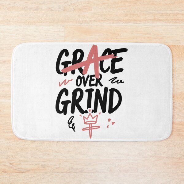 Item preview, Grace Over Grind Christian Motivational Art designed and sold by IslandTyped.