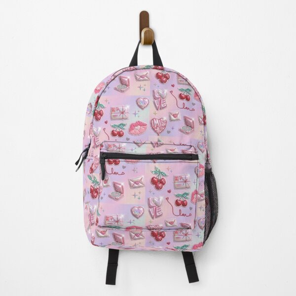 Item preview, Cute Pink 3D Puff Cherry and Love Letter Sticker Pack designed and sold by NinaVibeStudio.